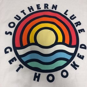 SL "Sunshine" Preppy Short Sleeve Tee Large